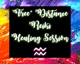 Free* Distance Reiki Healing Session