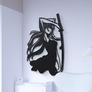 Arte em parede metálica