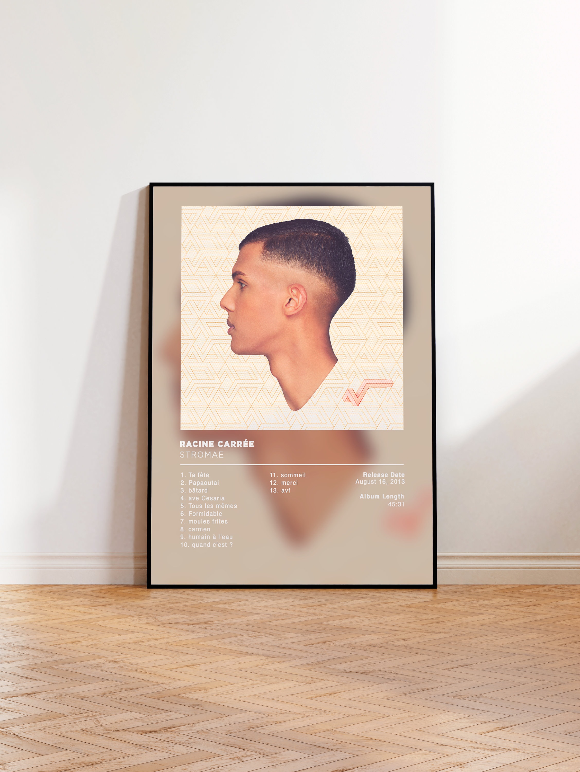 Album Poster Racine Carrée By Stromae, Album Cover, Album Wall Art.
