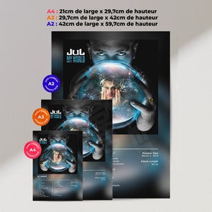 Album Poster My World de Jul, rap posters, album cover, album wall art ...