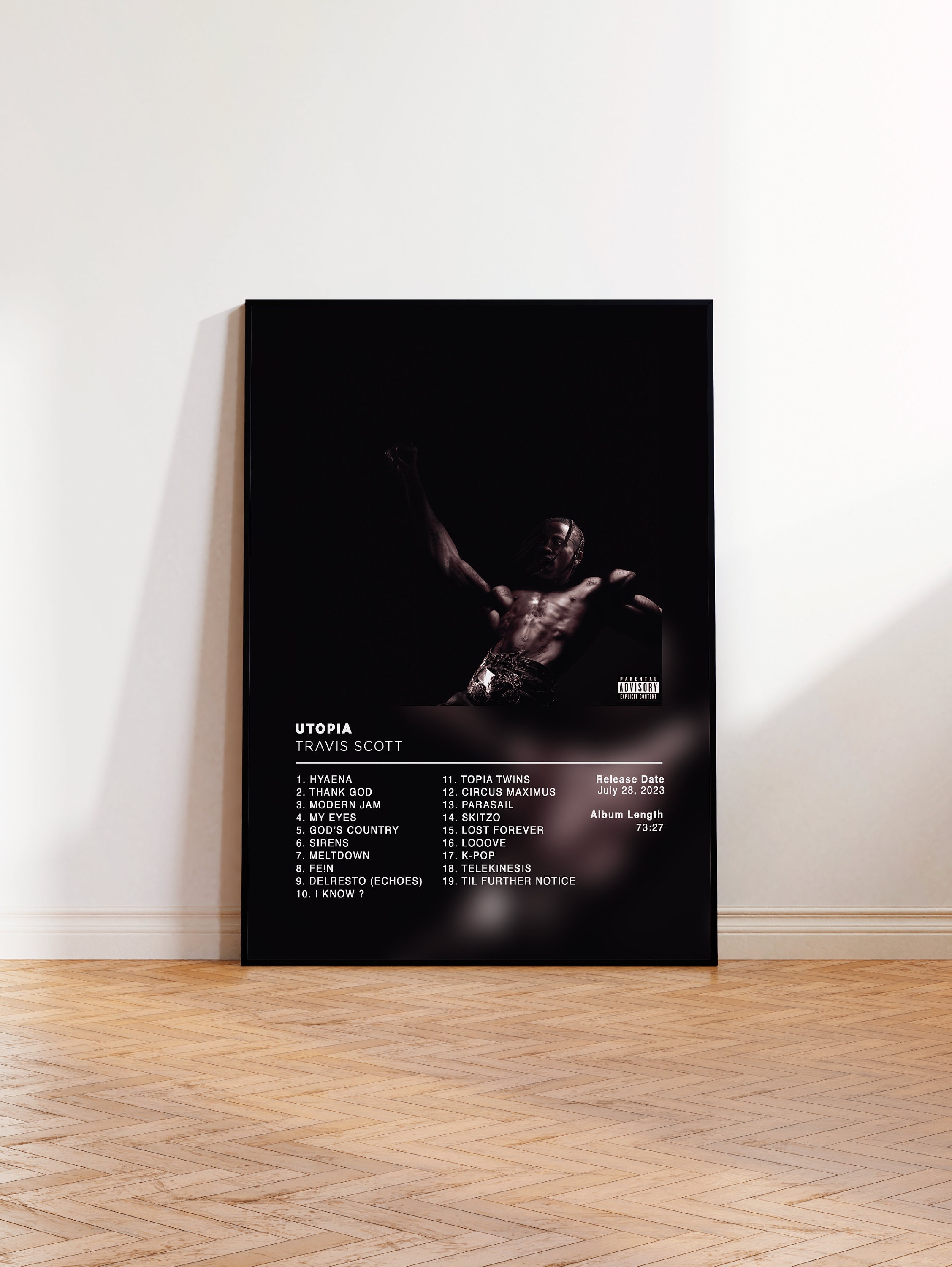 Album Poster Utopia by Travis Scott, Rap Posters, Album Cover, Album Wall  Art, Custom Album Poster, Rapper Poster 