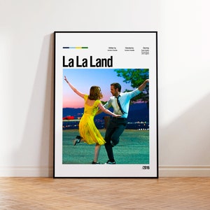 La La Land Filmposter, Minimalistisches Filmposter, Individuelles Poster, Klassisches Filmposter