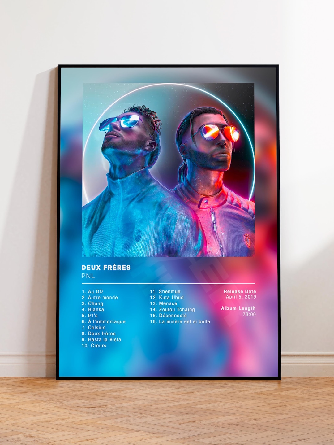 Pnl's Deux Frères Album Poster, Rap Posters, Album Cover, Album Wall ...