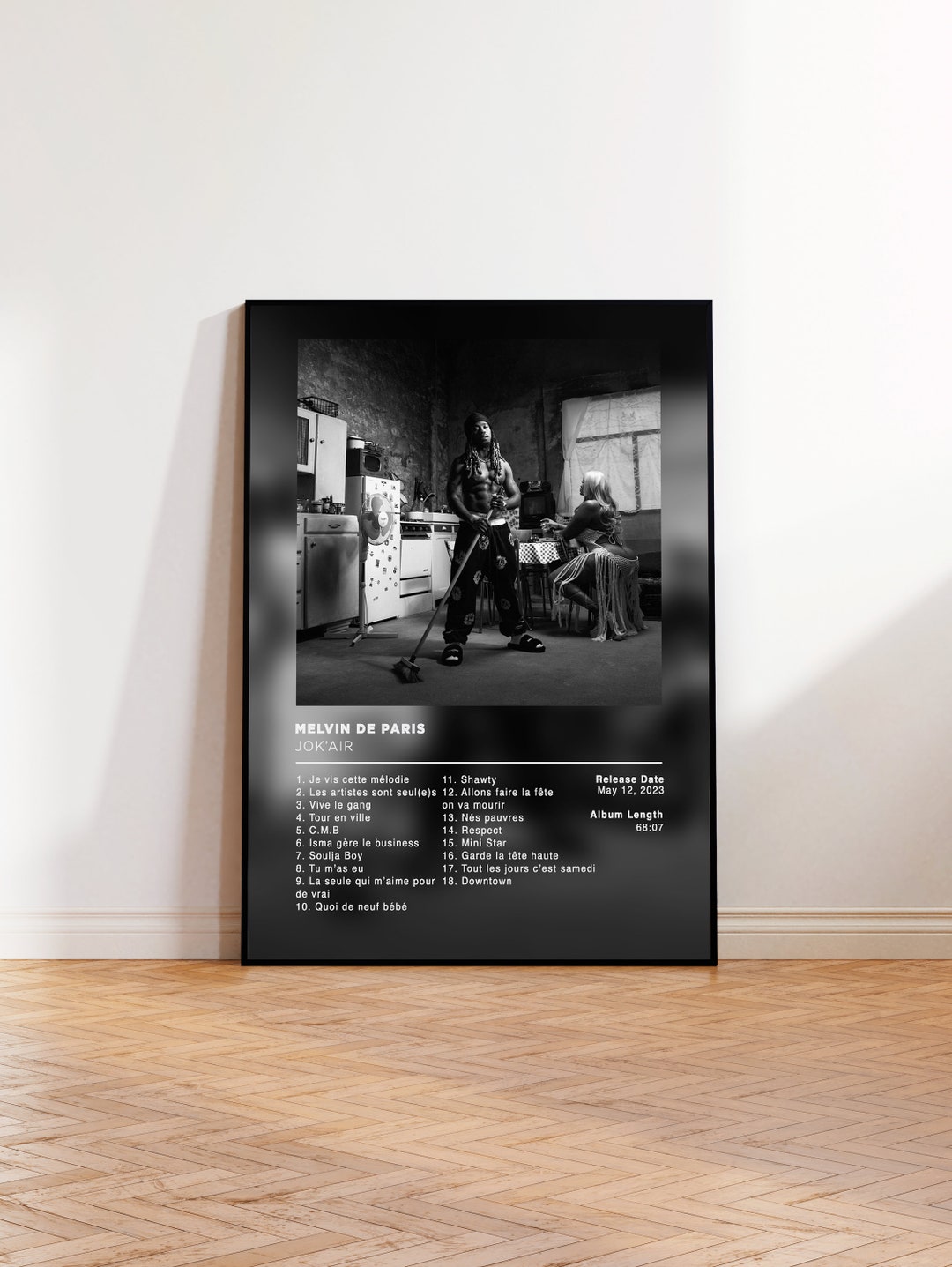 Album Poster Melvin De Paris by Jok'air, Rap Posters, Album Cover ...