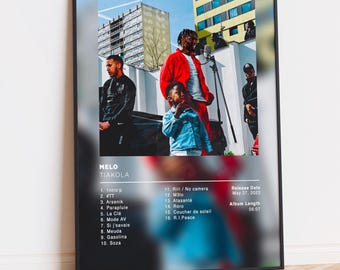 Album Poster Melo De Tiakola, Rap Posters, Album Cover, Album Wall
