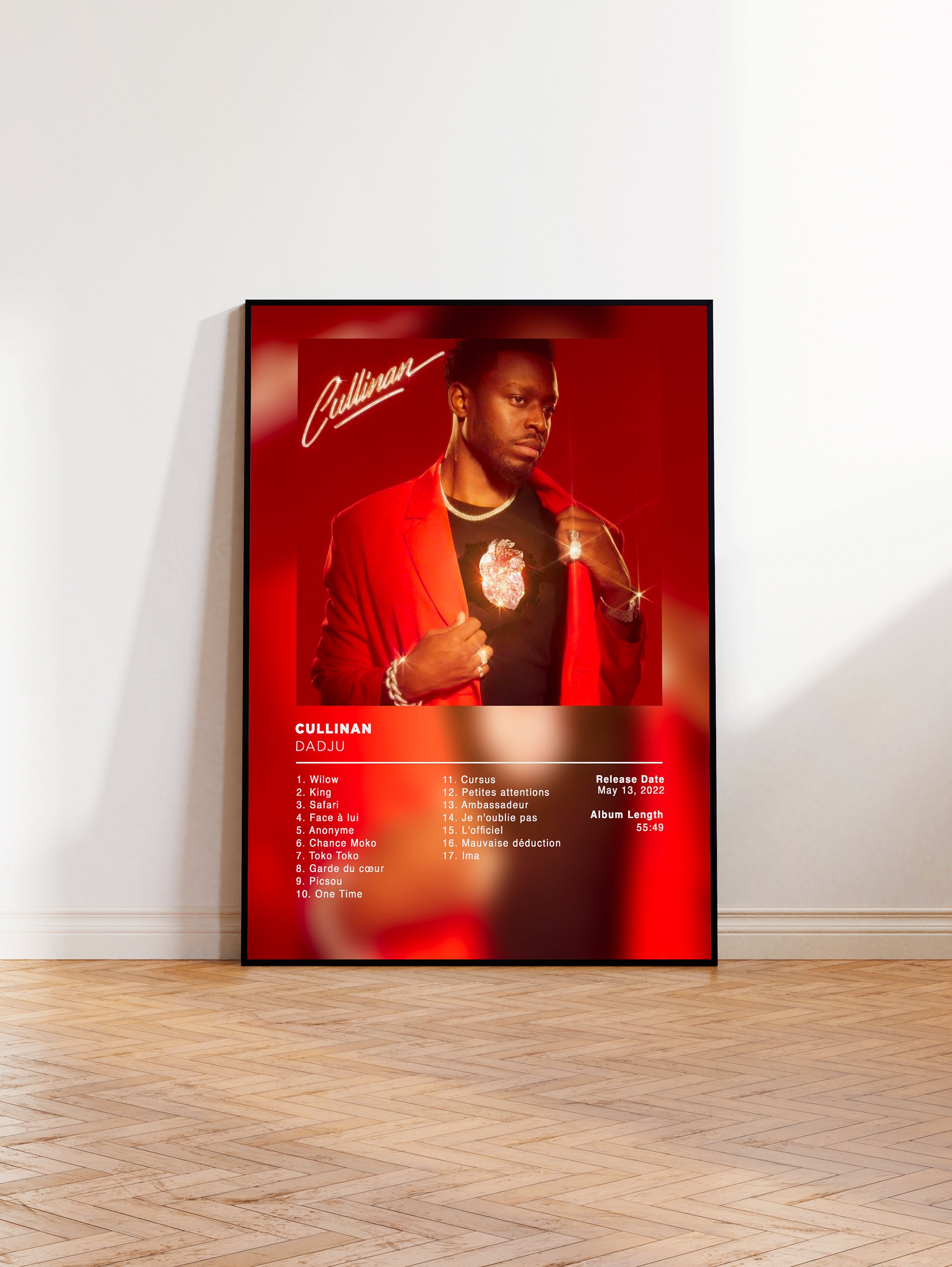 Album Poster Cullinan by Dadju, Rap Posters, Album Cover, Album Wall Art,  Custom Album Poster, Rapper Poster, French Rap 