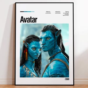 Avatar Movie Poster, Minimalist Movie Poster, Custom Poster, Classic Movie Poster