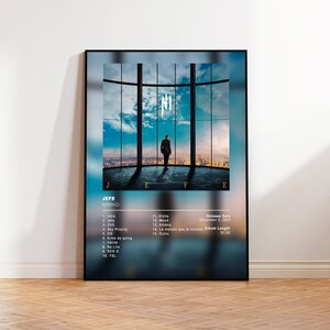 Poster dell'album Jefe de Ninho, poster rap, copertina dell'album, arte della parete dell'album, poster dell'album personalizzato, poster del rapper, rap francese