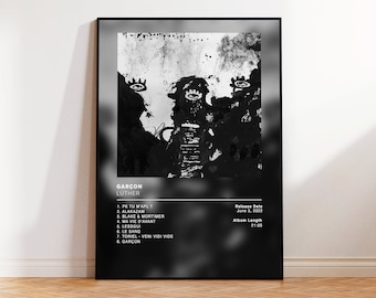 Album Poster Boy by Luther, rap posters, album cover, album wall art, custom album poster, rapper poster, French rap