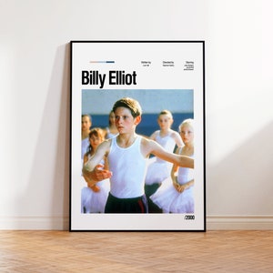 Billy Elliot Movie Poster, Minimalist Movie Poster, Custom Poster, Classic Movie Poster