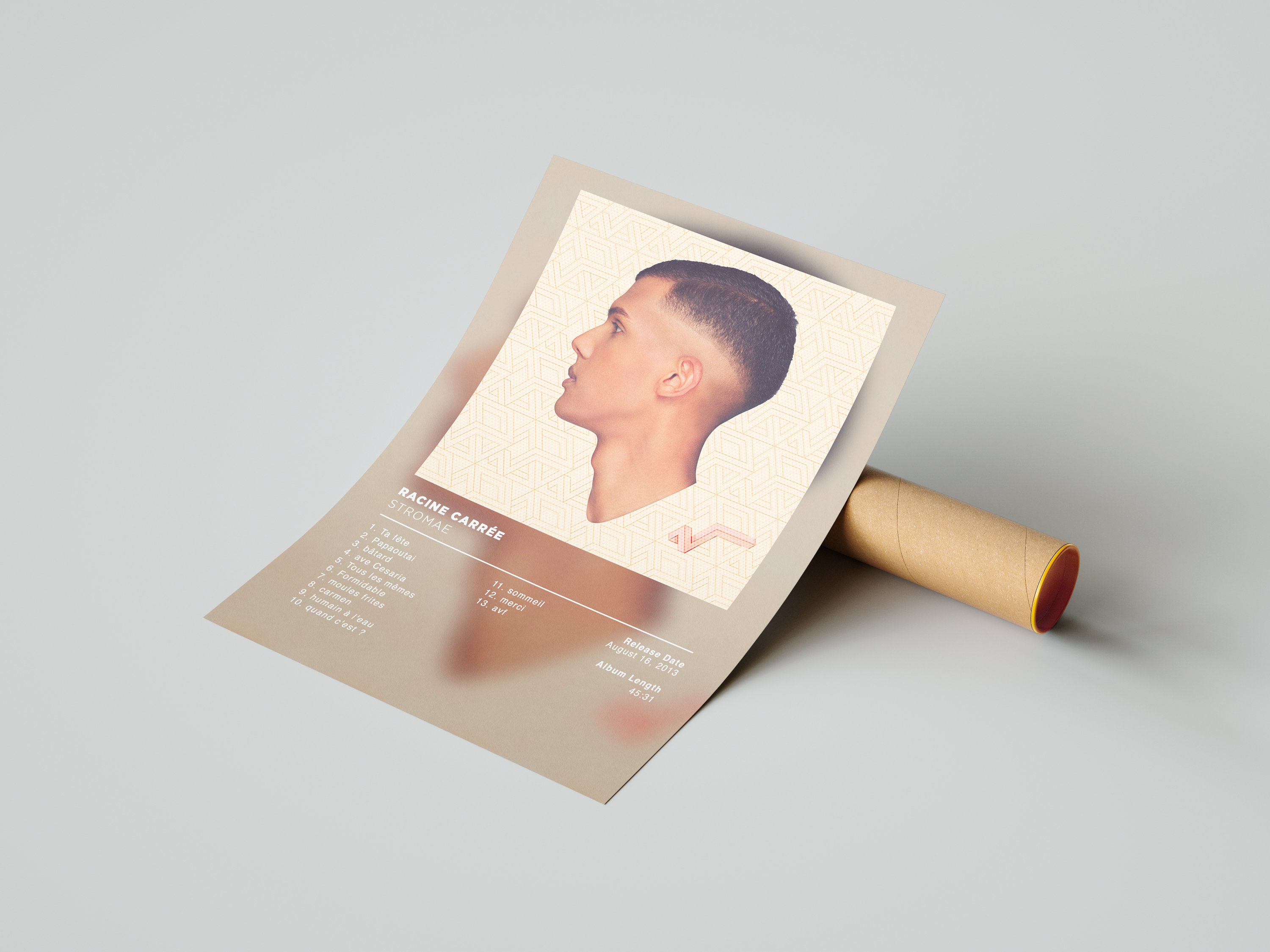 Album Poster Racine Carrée By Stromae, Album Cover, Album Wall Art.