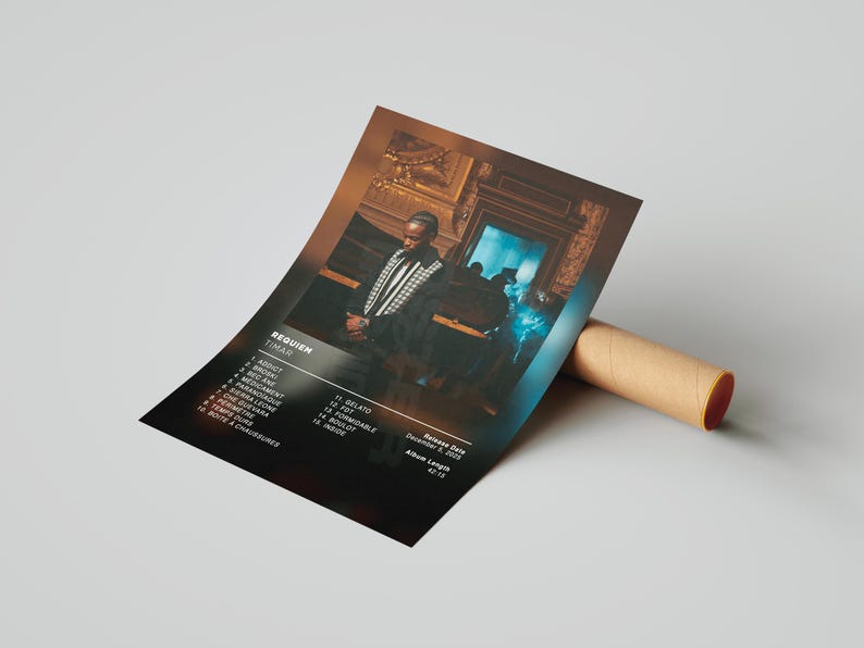 Timar Requiem Album Poster Requiem by Timar, Rap Posters, Album Cover, Album Wall Art ...