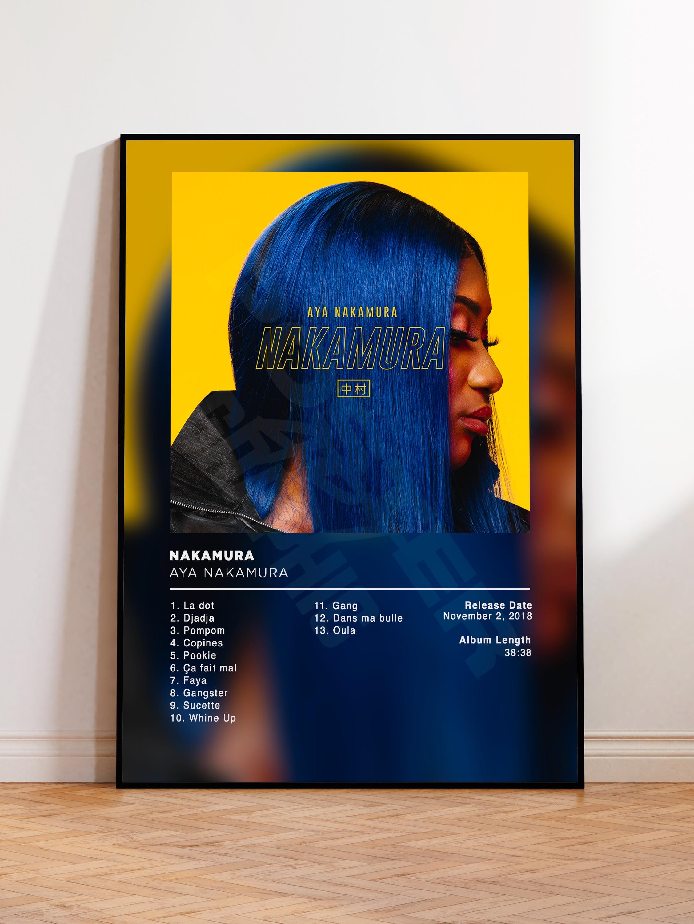 Album Poster Nakamura by Aya Nakamura, Rap Posters, Album Cover