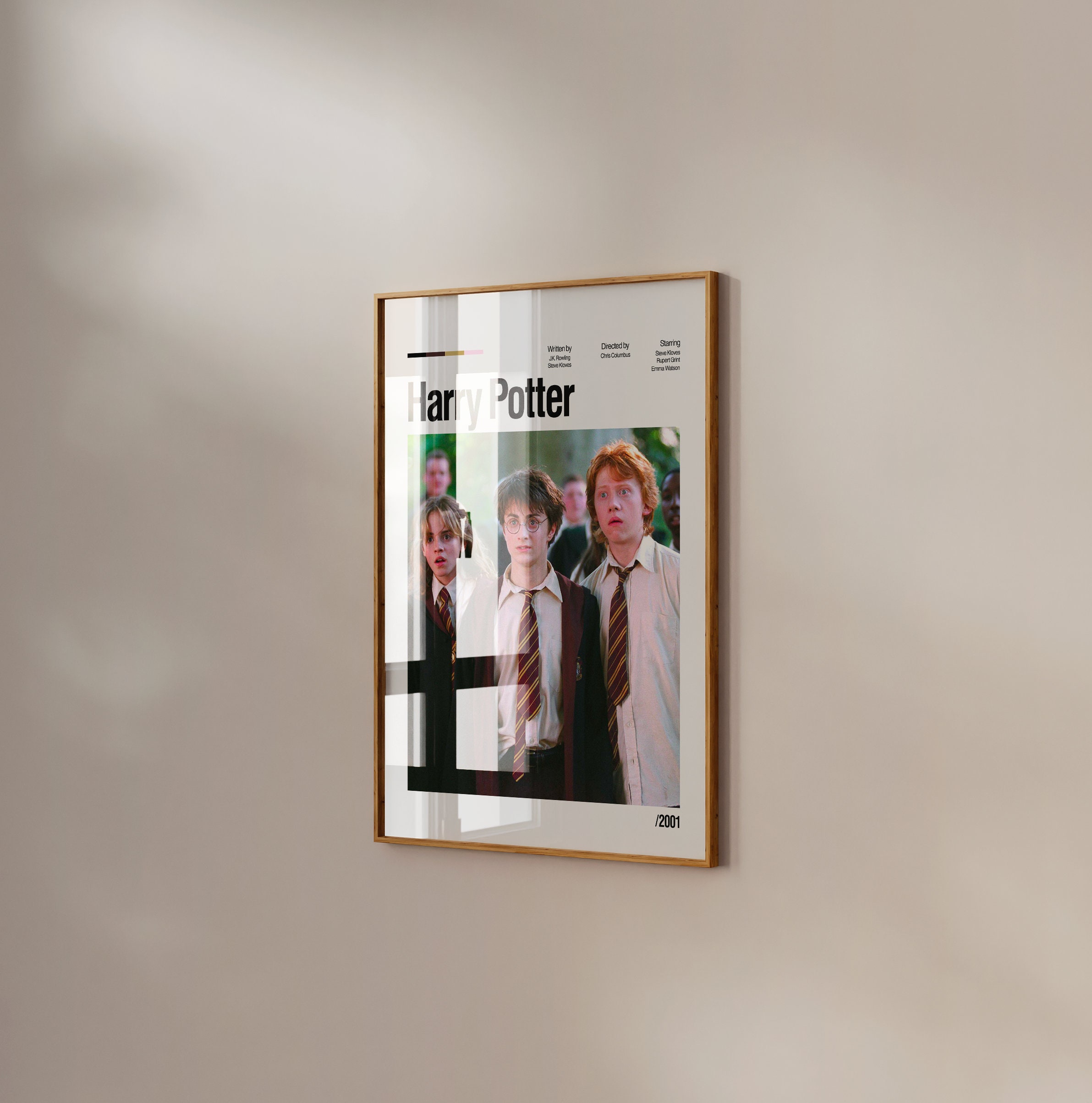 Harry Potter Film Poster, Minimalist Movie