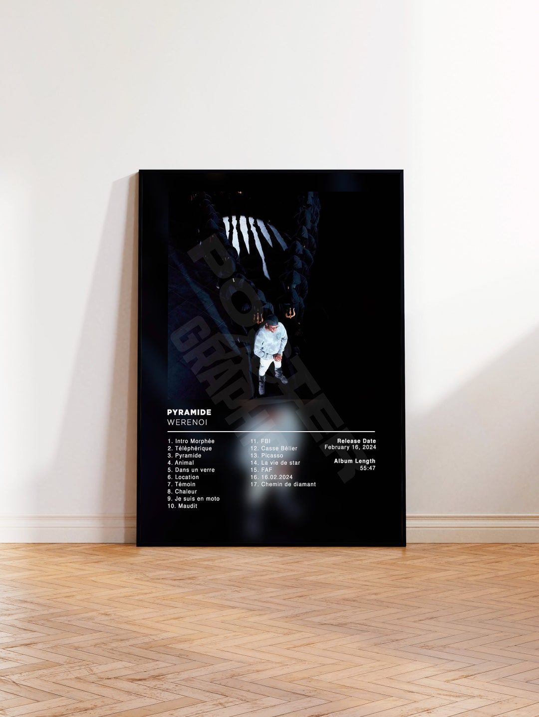 Album Poster Pyramid of Werenoi, Rap Posters, Album Cover, Album Wall ...