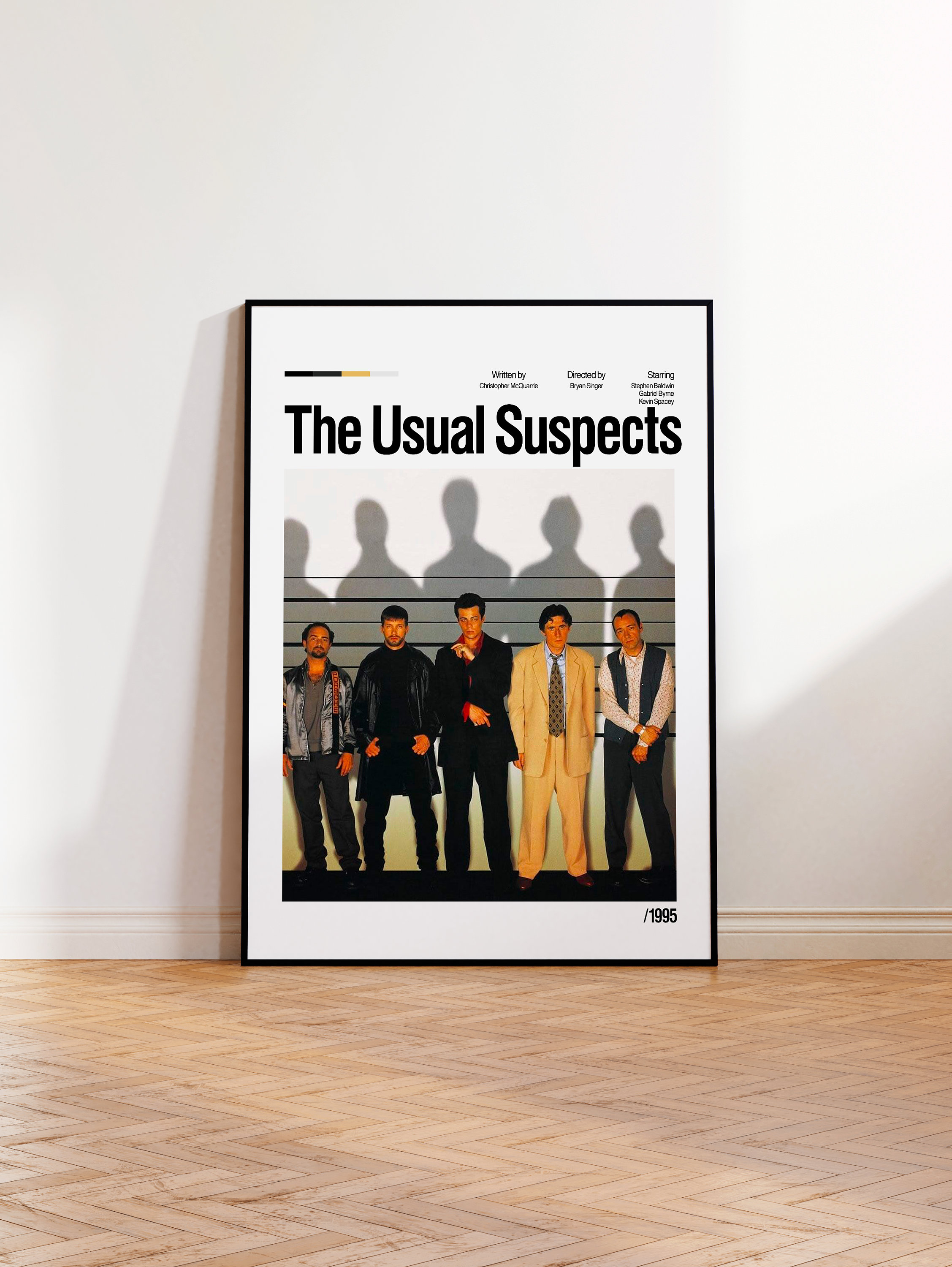 The Usual Suspects movie black Poster for Sale by LapinMagnetik