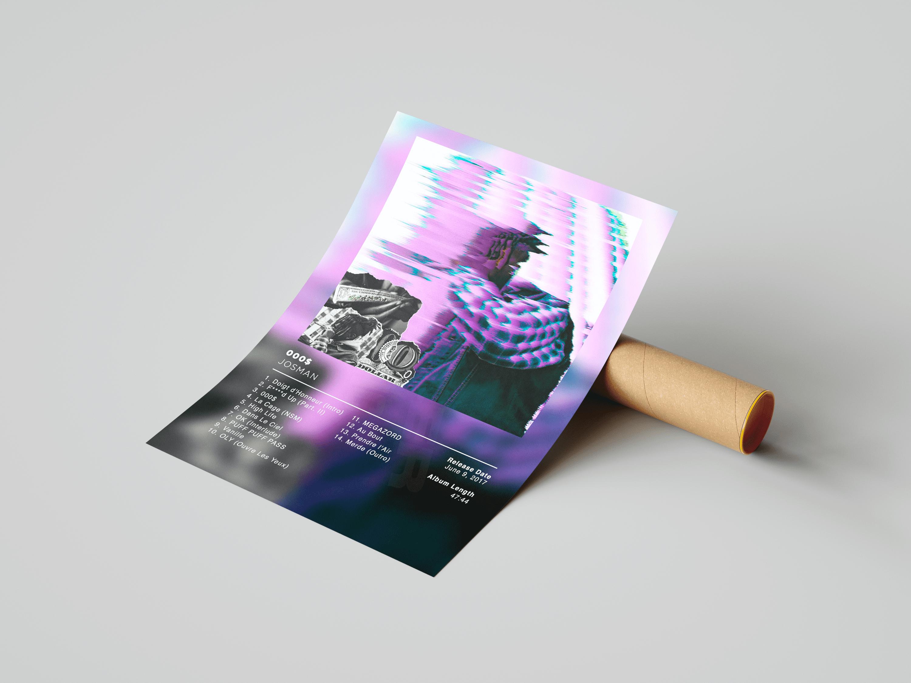 Album Poster 000 by Josman, Rap Posters, Album Cover, Album Wall Art ...