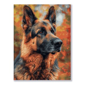 Autumn Guardian – Poster, decorazione da parete per soggiorno, camera da letto come tela, poster con cornice o stampa su alluminio
