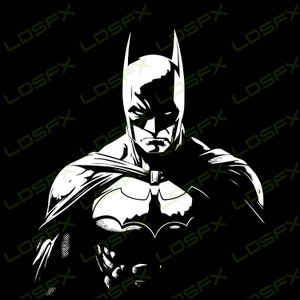Bat Kinght, Clipart, Vettore, SVG, Immagine vettoriale per stampa T-Shirt, Adesivi, Plotter da taglio, Incisione Laser, Serigrafia