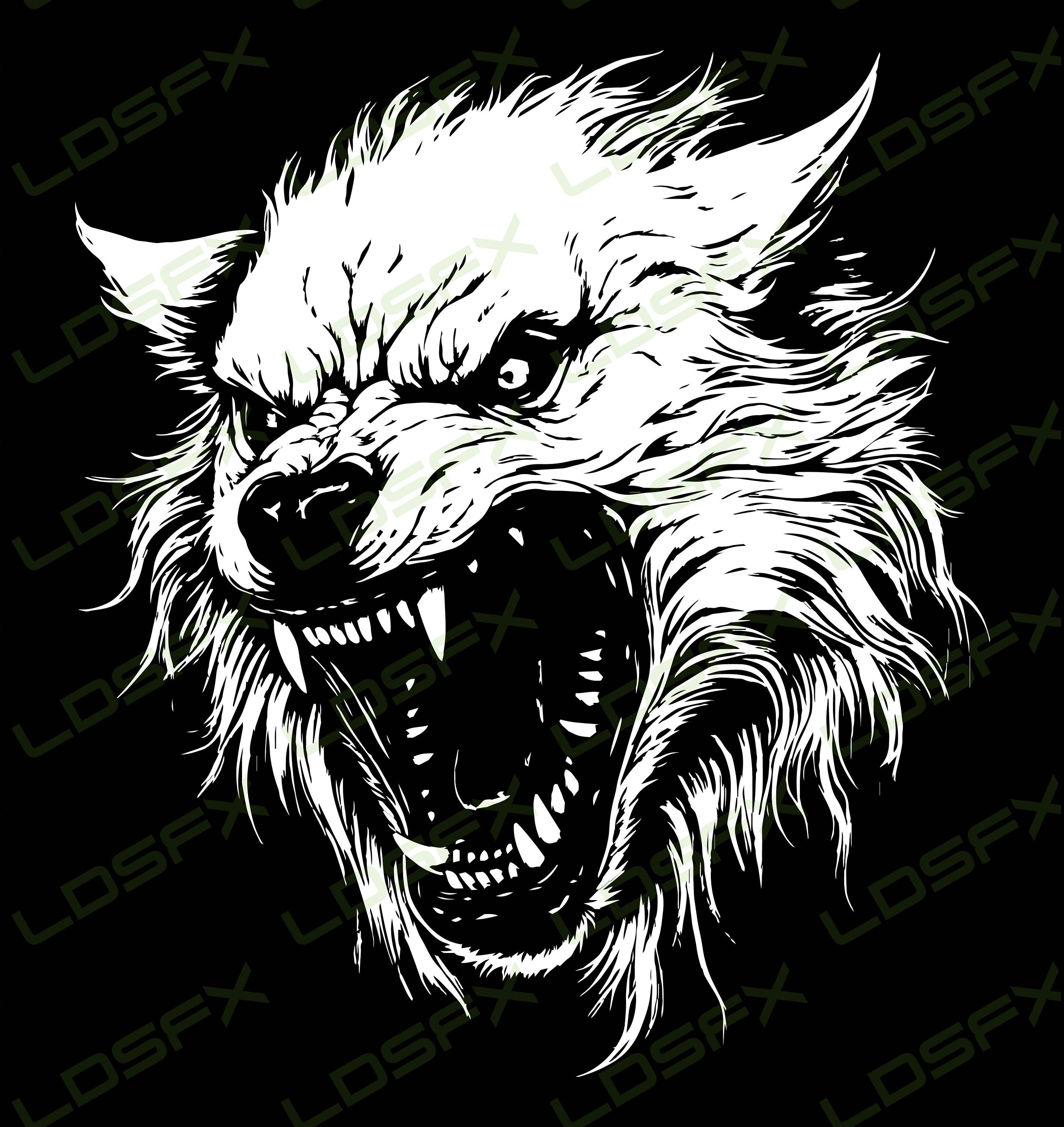 Werewolf, Clipart, Vector, SVG, Vector Image for T-shirt Printing ...