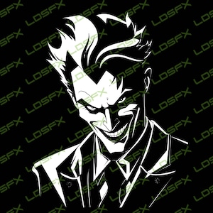 Palhaço louco, clipart, vetor, SVG, imagem vetorial para impressão de camisetas, adesivos, plotter de corte, gravação a laser, serigrafia