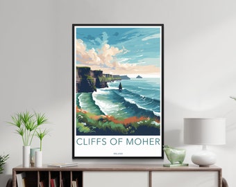 Cliffs of Moher_Ireland Wall Art, Ireland Print, Ireland Gift, Cliffs of Moher Poster, Ireland Decor, Ireland Wall Art, Ireland Vacation