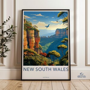 Breathtaking New South Wales Wall Art, Australia Scenic Landscape Print, Nature Inspired Home Decor, Travel Photography Artwork