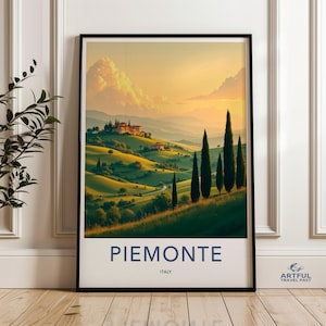 Scenic Italian Countryside Wall Art Poster, Landscape Photography Print, Travel Inspired Home Decor, Italy Print, Nature Wall Art