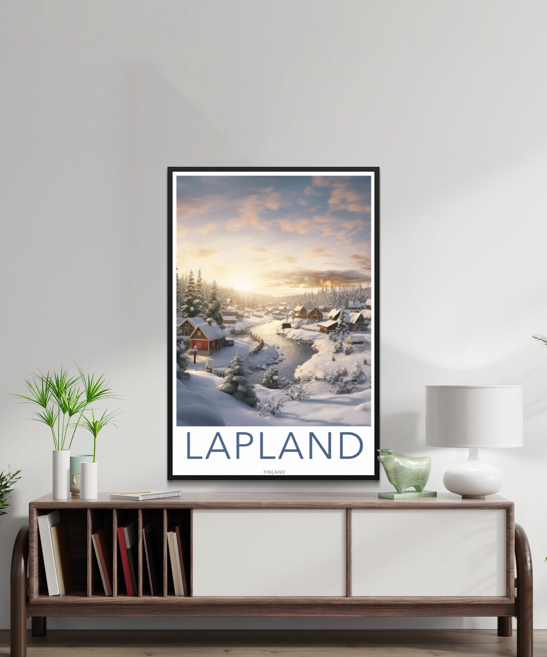 Lapland_finland Wall Art, Lapland Poster, Lapland Gift, Lapland Vacation Printable, Lapland ...