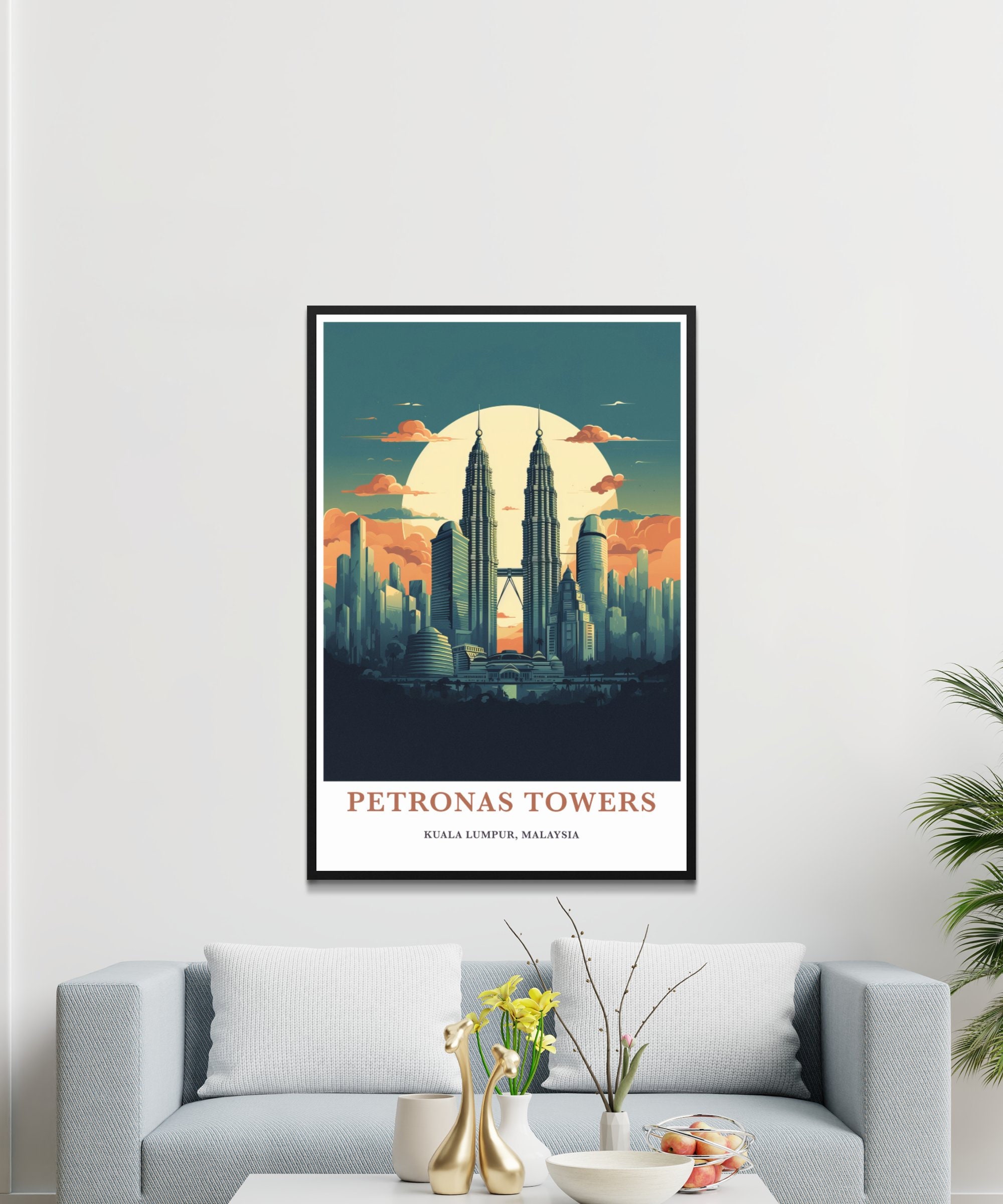 - Kuala Poster Towers Etsy