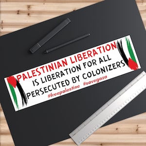 100% proceeds donated to Palestine/free Palestine decal/Gaza/Palestinian liberation/free Palestine sticker/Palestine laptop/end apartheid