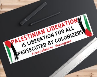 100% proceeds donated to Palestine/free Palestine decal/Gaza/Palestinian liberation/free Palestine sticker/Palestine laptop/end apartheid
