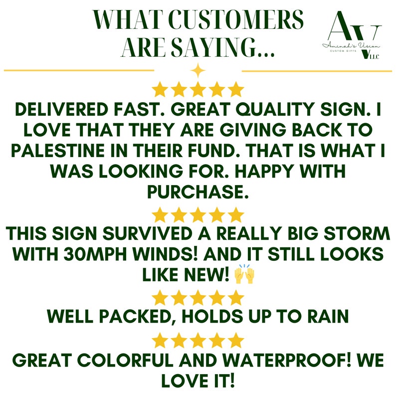 5 star reviews from happy customers
