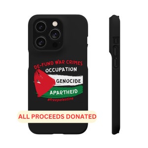 Free Palestine phone case, Tough case, Palestine phone accessory, free Palestine Gaza, Free Palestine protest, Palestine flag case for phone
