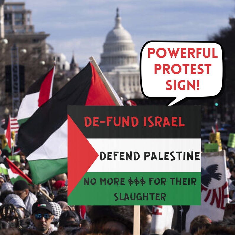 This sign can and has been used in protest