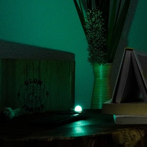 MOBILE GADGET MOOD LIGHT OCEAN Glowpanion Ambient light, jewelry, key ring, attachment for the cell phone flashlight image 2