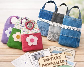Cell Phone Case Sewing Pattern: 4 Easy DIY Holder Designs (PDF Pattern)