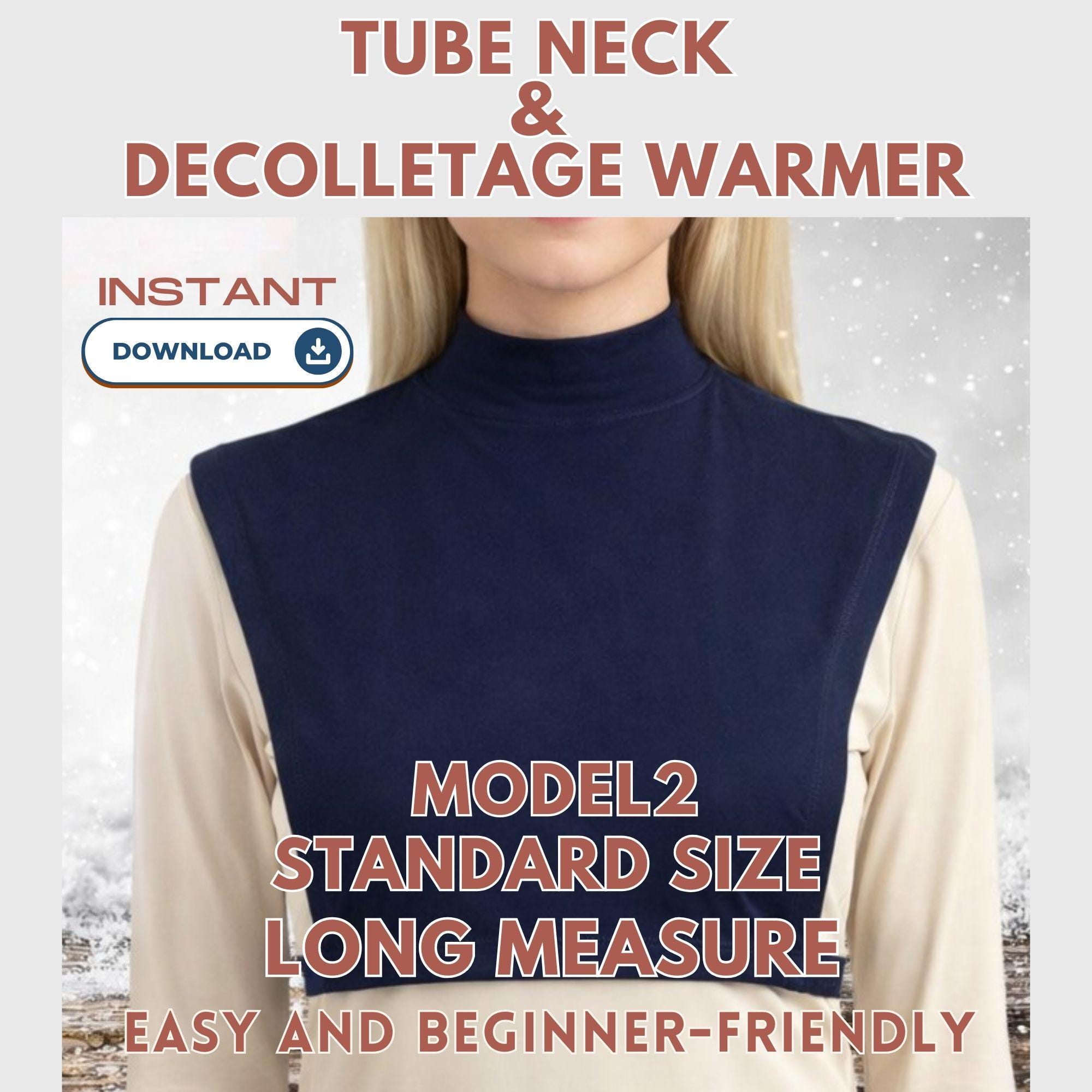 Neck Protection Pattern Neck & Shoulder Protector Sewing Pattern PDF, Easy Neck Warmer Pattern ...