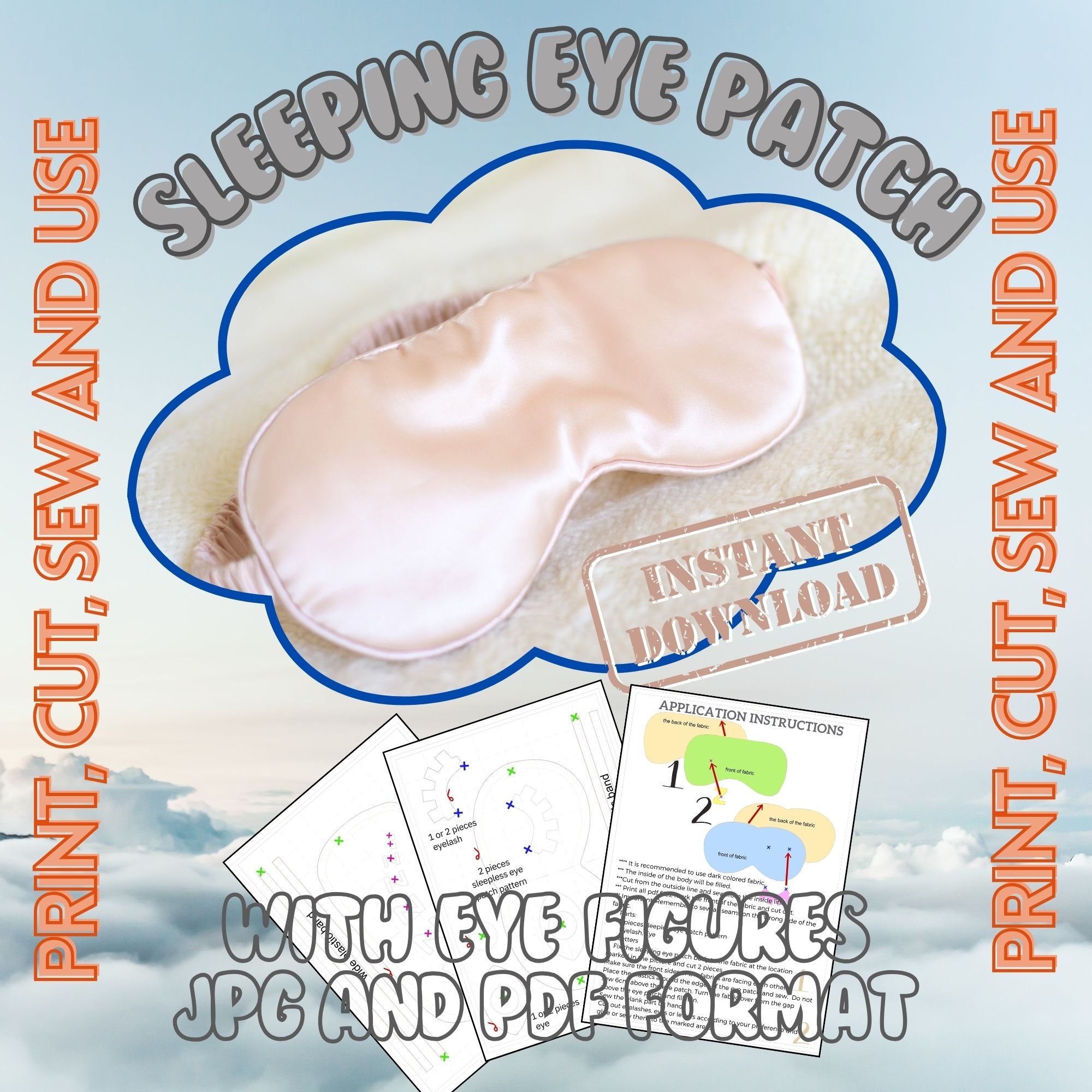 Pdf Sleeping Eye Patch Sewing Patterns for Women, Easy Felt Pattern, Sewing Machine Pattern, Gift Grandma Mother Crafter ,beginner Pattern - Etsy pdf-sleeping-eye-patch-sewing-patterns-for-women-easy-felt-pattern-sewing-machine-pattern-gift-grandma-mother-crafter-beginner-pattern-etsy