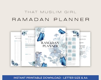 RAMADAN PLANNER, planner digitale per ramadan, organizza il mese di ramadan, daily planner, laylat al qadr, ramadan challenge, cheacklist.