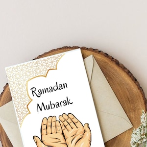Biglietto di auguri Ramadan, ramadan mubarak, Stampa islamica per Ramadan, carta stampabile Ramadan, Download istantaneo, Ramadan Kareem
