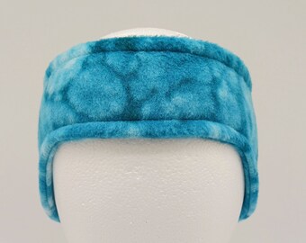 141 designs, Rain Drop fleece ear warmer, headband, earring, ear scarf, cold weather accessory, hockey, skiing, figure skating, cheering