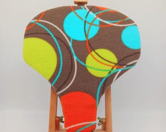 Ball and Ring STREAKSKIN, plush bike seat cover, customizable for anything on wheels, fun styles for active attitudes, ride on!