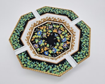 Rosenthal Versace Gold Ivy Porcelain Ashtray. - Etsy