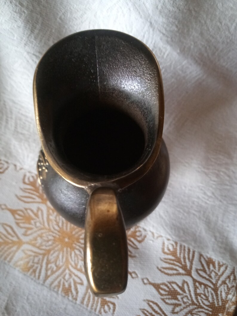 cruche/cruche à lait en bronze vintage image 5