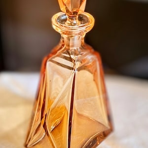 Moser crystal glass carafe glass carafe Art Deco