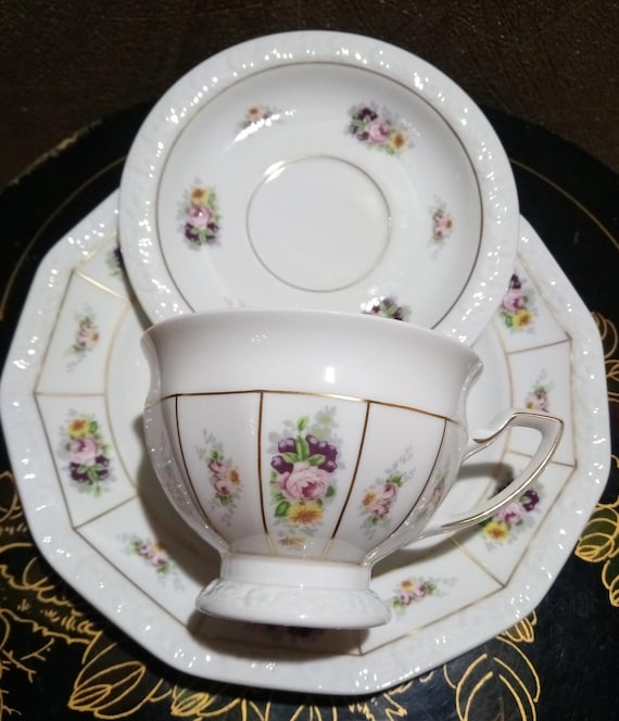 Rosenthal Porcelain Collector's Cup and Saucer Set. Rosenthal Classic Rose Maria