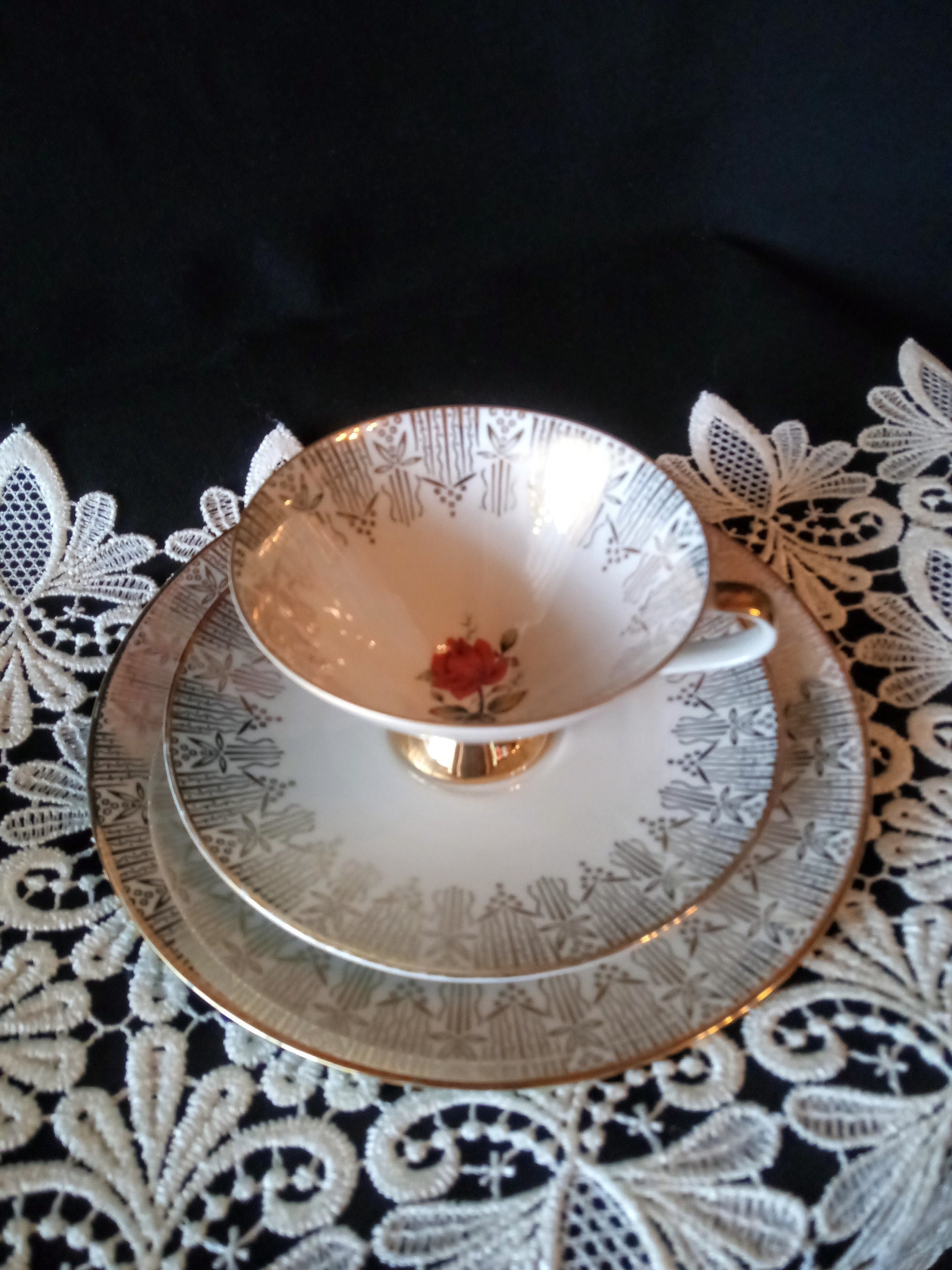 Mitterteich Porcelain Collector's Cup, Collector's Set, Coffee Cup, Collector's Trio, Coffee Set. Brand: From 1945-