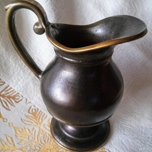 cruche/cruche à lait en bronze vintage image 6