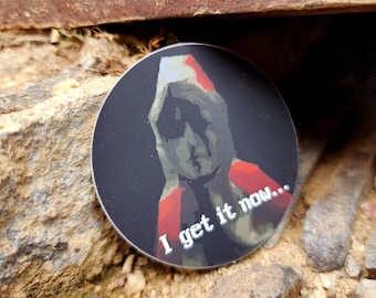 Lisa Garland I Get It Now Matte Vinyl Sticker / Custom Silent Hill Video Game Art